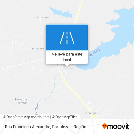 Rua Francisco Alexandre mapa