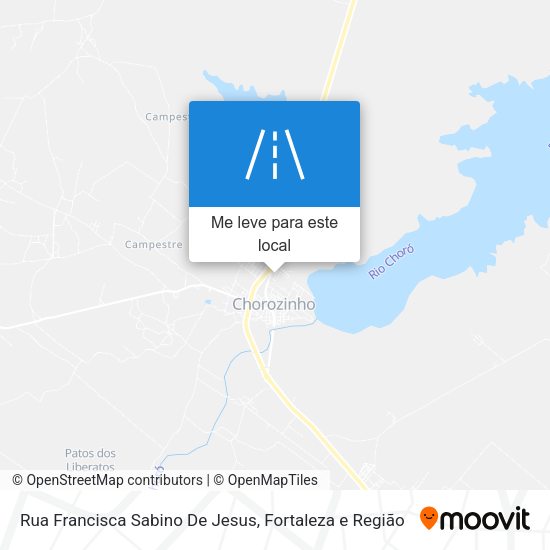 Rua Francisca Sabino De Jesus mapa