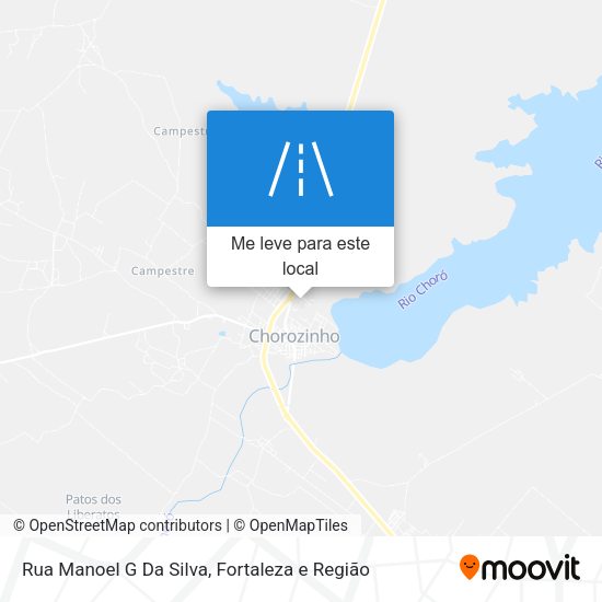 Rua Manoel G Da Silva mapa