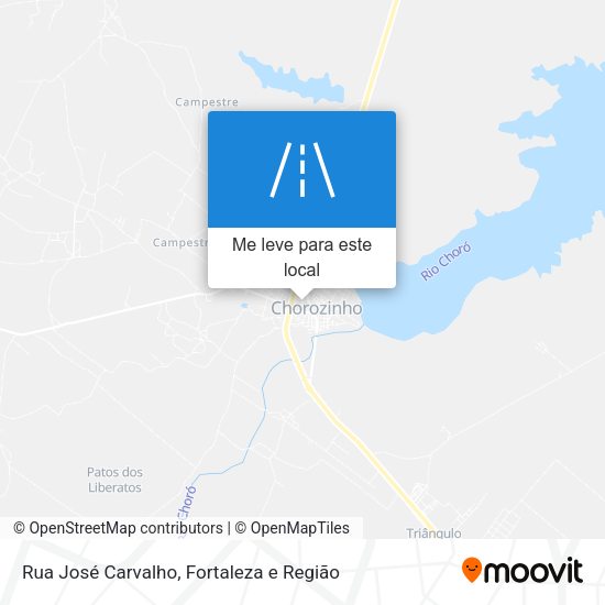 Rua José Carvalho mapa