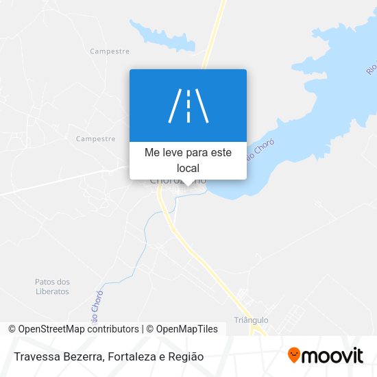 Travessa Bezerra mapa