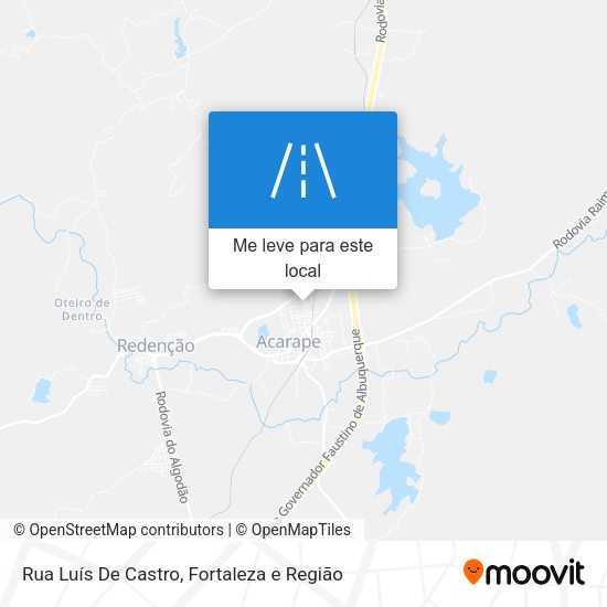 Rua Luís De Castro mapa