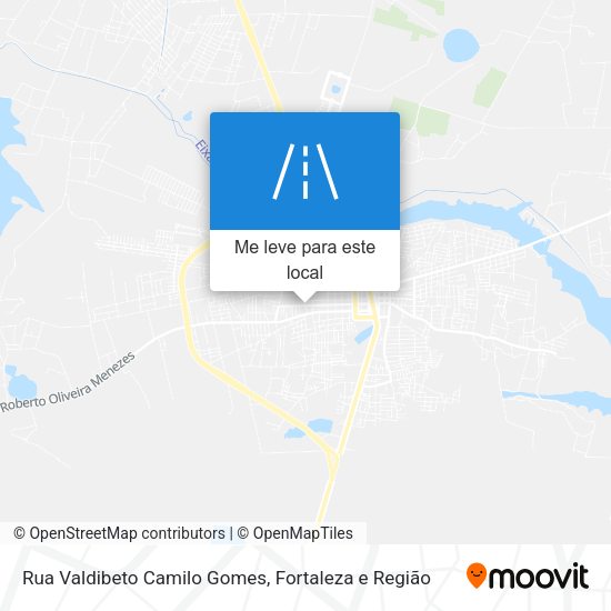Rua Valdibeto Camilo Gomes mapa