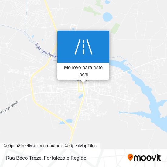 Rua Beco Treze mapa