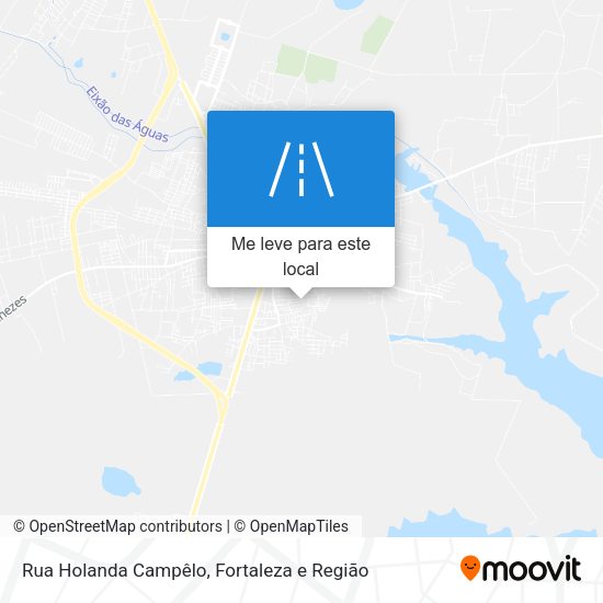 Rua Holanda Campêlo mapa
