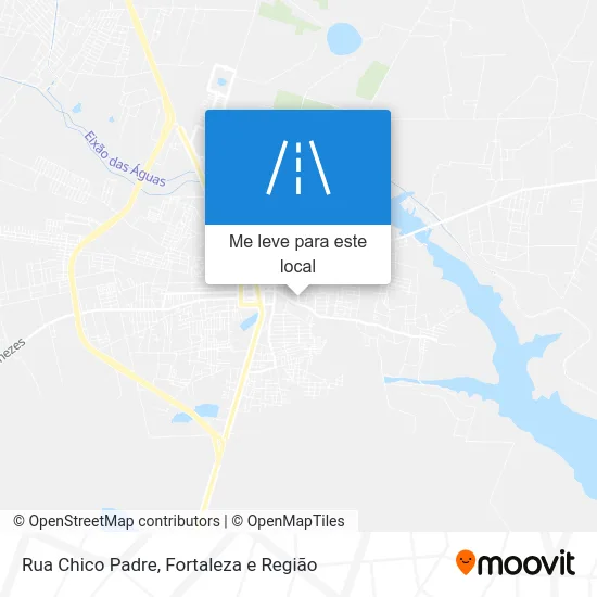 Rua Chico Padre mapa