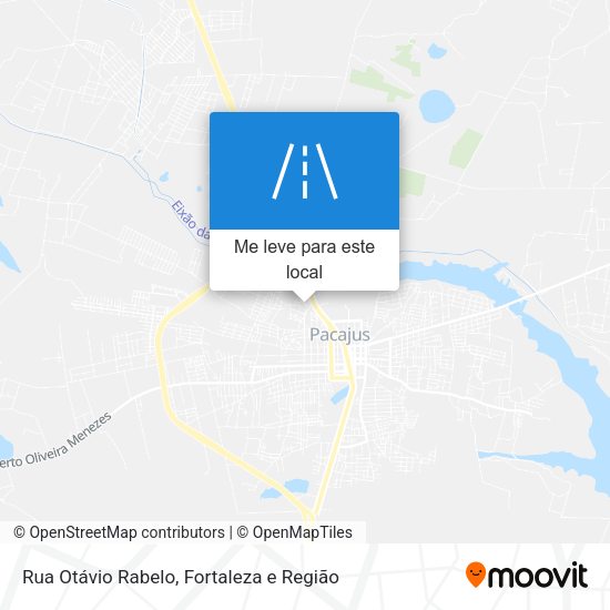 Rua Otávio Rabelo mapa