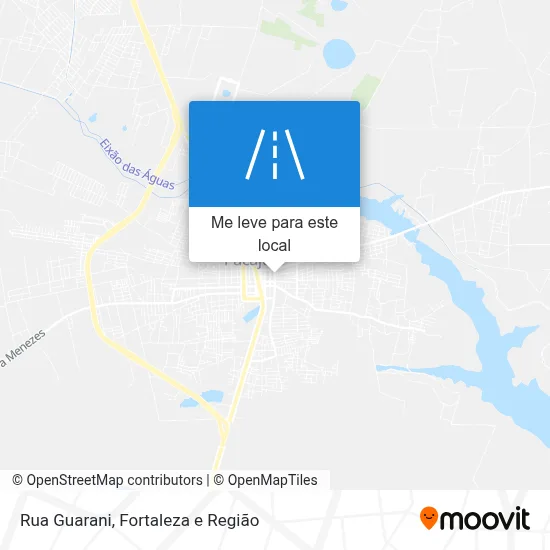 Rua Guarani mapa