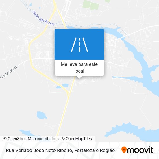 Rua Veriado José Neto Ribeiro mapa