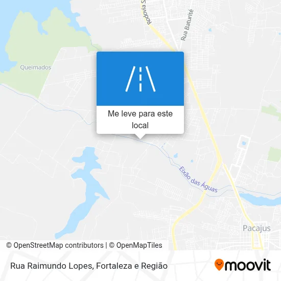 Rua Raimundo Lopes mapa
