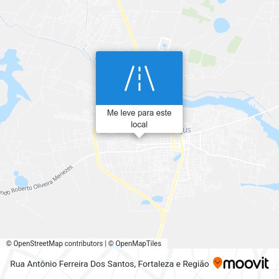 Rua Antônio Ferreira Dos Santos mapa