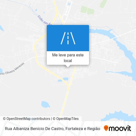 Rua Albaniza Benício De Castro mapa