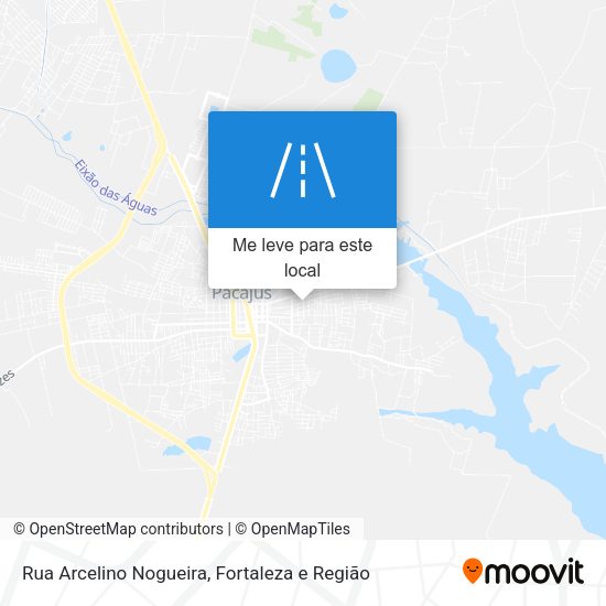 Rua Arcelino Nogueira mapa