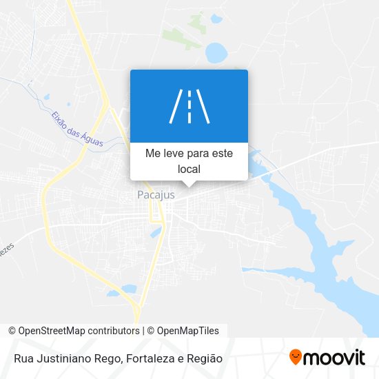 Rua Justiniano Rego mapa