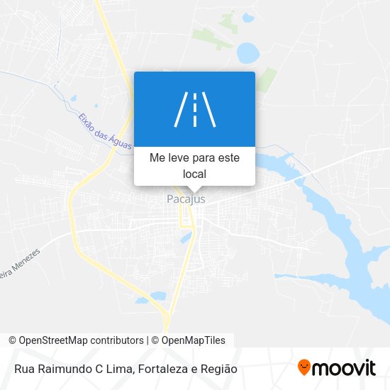 Rua Raimundo C Lima mapa
