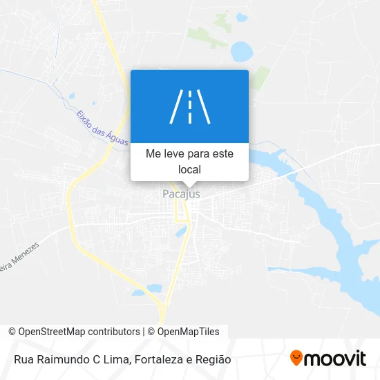 Rua Raimundo C Lima mapa