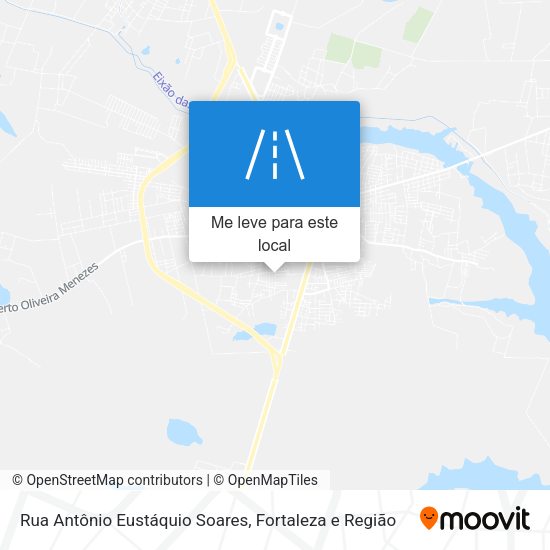 Rua Antônio Eustáquio Soares mapa
