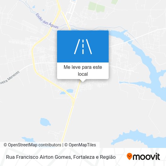 Rua Francisco Airton Gomes mapa
