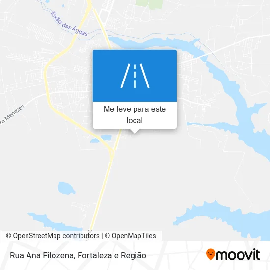 Rua Ana Filozena mapa