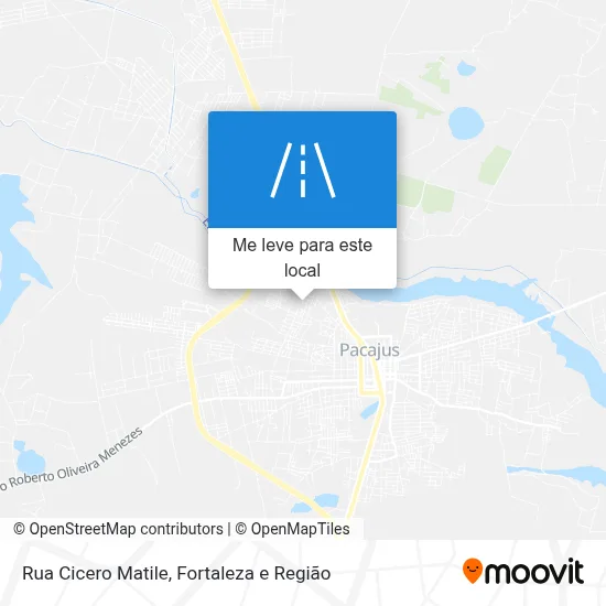 Rua Cicero Matile mapa