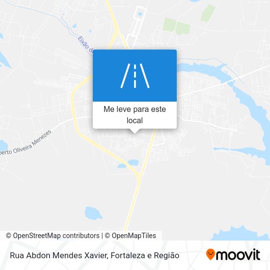 Rua Abdon Mendes Xavier mapa