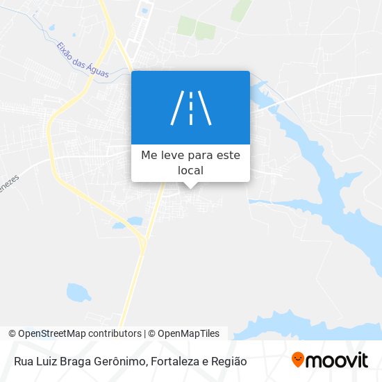 Rua Luiz Braga Gerônimo mapa