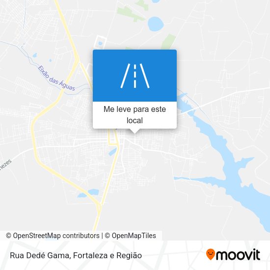 Rua Dedé Gama mapa