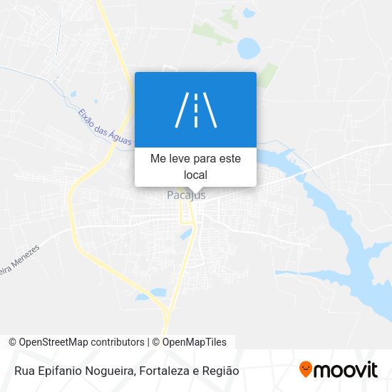 Rua Epifanio Nogueira mapa