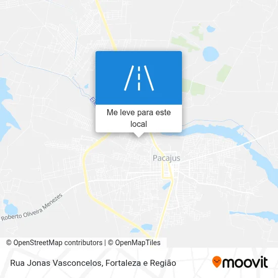 Rua Jonas Vasconcelos mapa