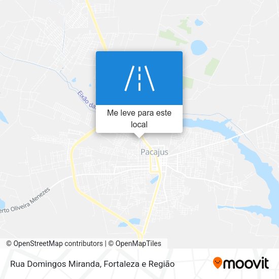 Rua Domingos Miranda mapa