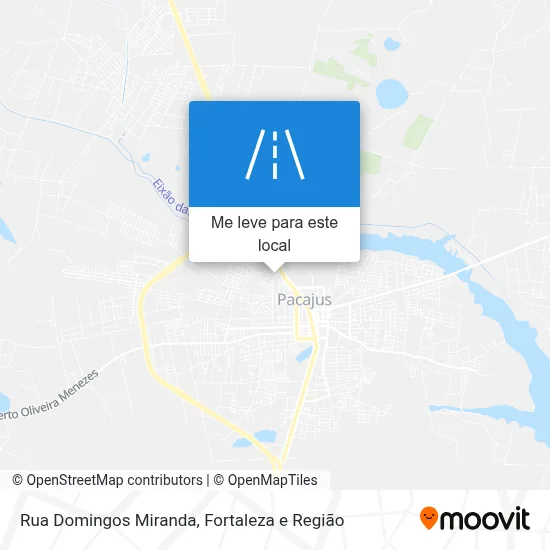 Rua Domingos Miranda mapa