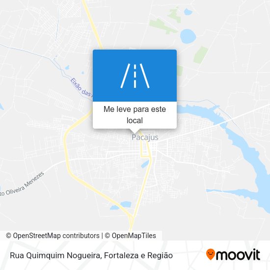 Rua Quimquim Nogueira mapa
