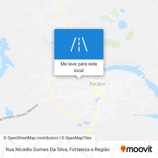 Rua Nicadio Gomes Da Silva mapa