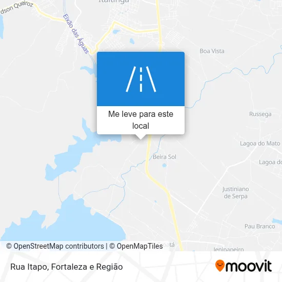 Rua Itapo mapa