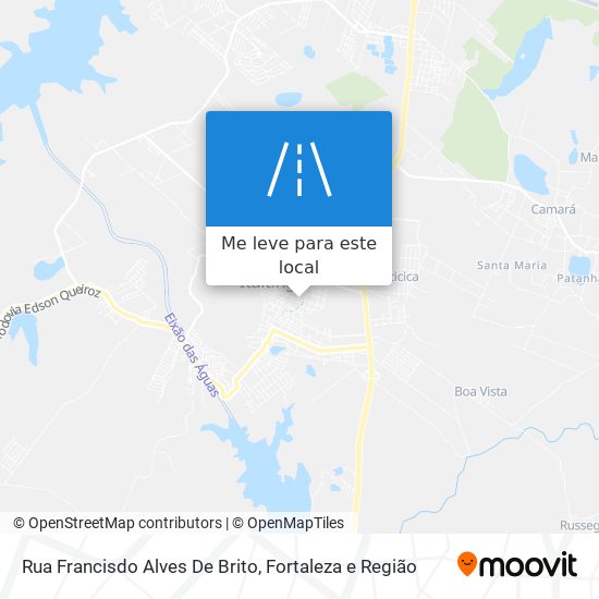 Rua Francisdo Alves De Brito mapa