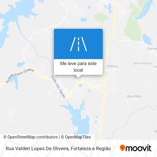 Rua Valderi Lopes De Oliveira mapa