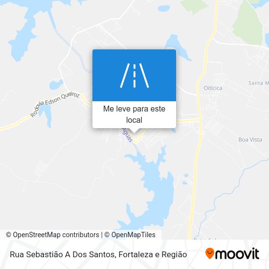 Rua Sebastião A Dos Santos mapa