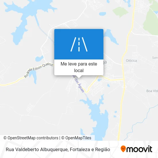 Rua Valdeberto Albuquerque mapa