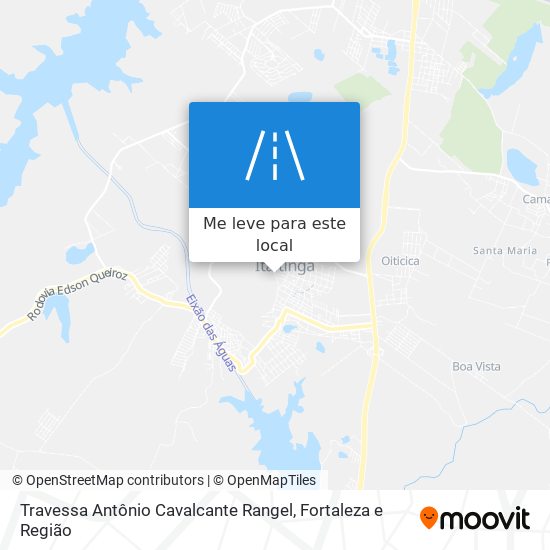 Travessa Antônio Cavalcante Rangel mapa