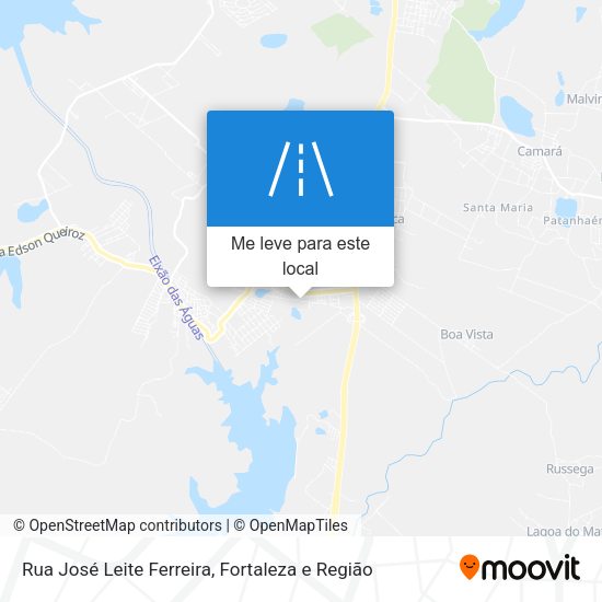 Rua José Leite Ferreira mapa
