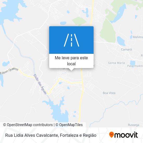 Rua Lidia Alves Cavalcante mapa