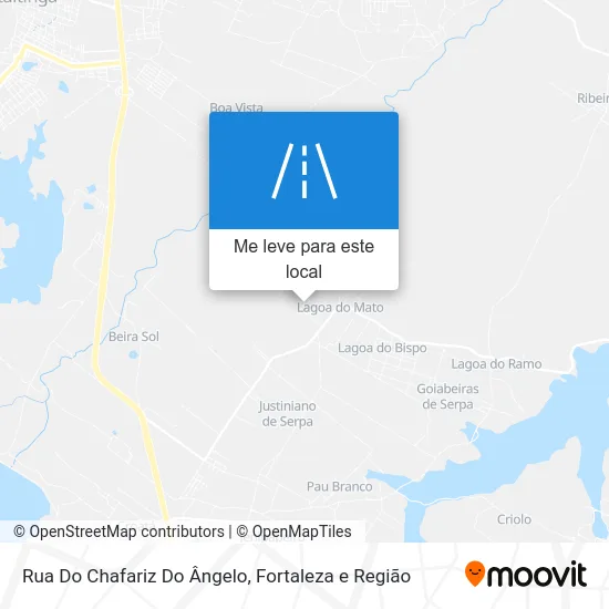 Rua Do Chafariz Do Ângelo mapa