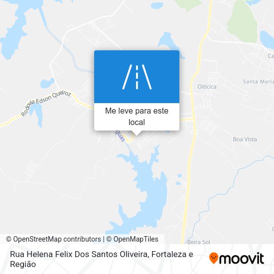 Rua Helena Felix Dos Santos Oliveira mapa