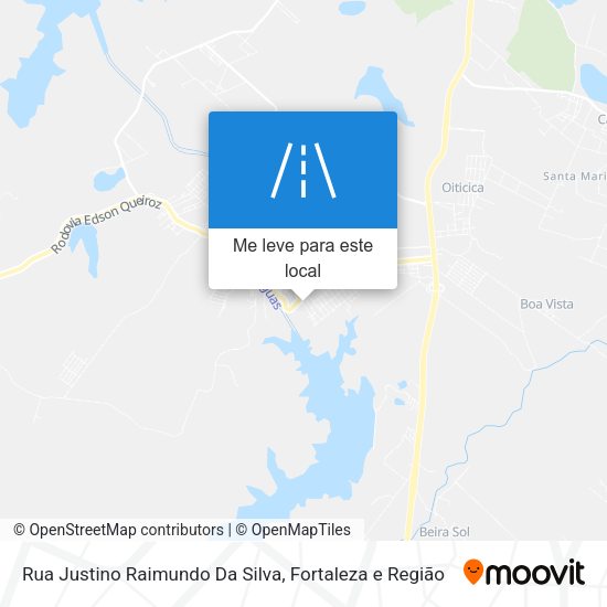 Rua Justino Raimundo Da Silva mapa