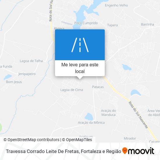 Travessa Corrado Leite De Fretas mapa