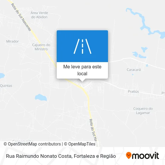 Rua Raimundo Nonato Costa mapa