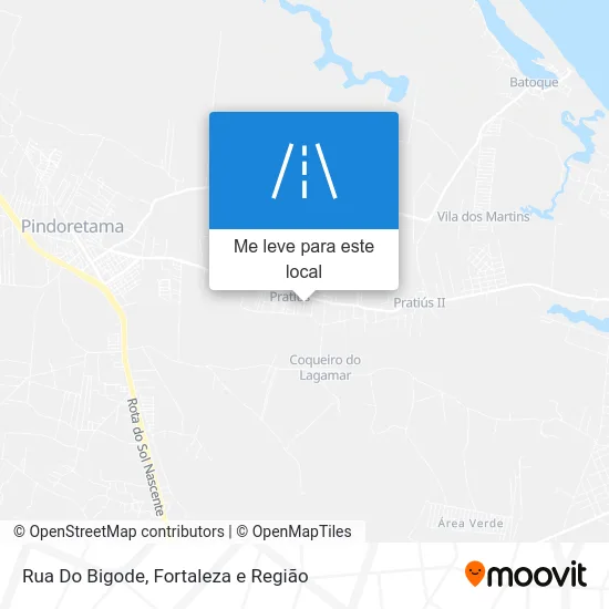 Rua Do Bigode mapa
