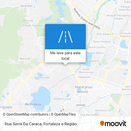 Rua Serra Da Caraca mapa