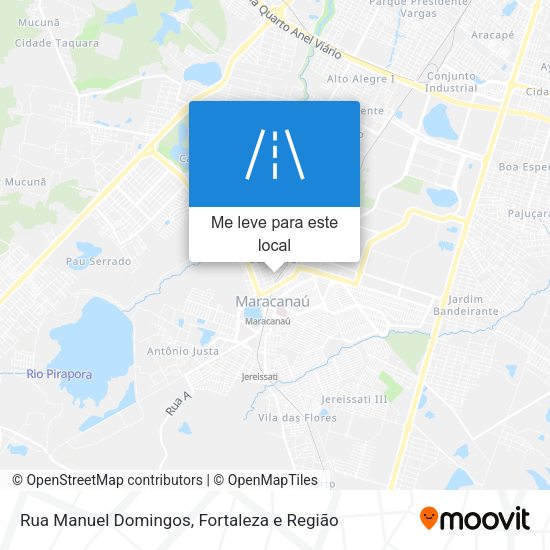 Rua Manuel Domingos mapa