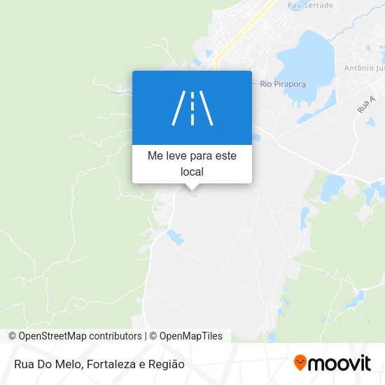 Rua Do Melo mapa